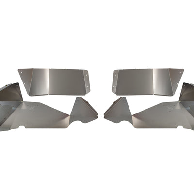 Fishbone Offroad 2018+ Jeep Wrangler JL Rear Pair Aluminum Raw Inner Fenders