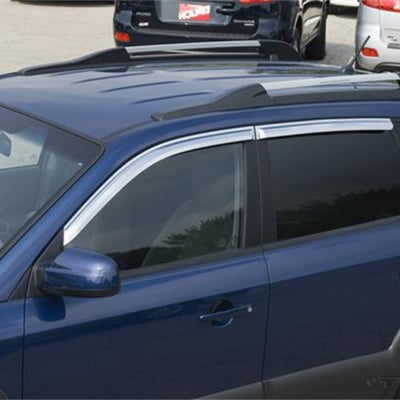Putco 05-08 Hyundai Tucson (Set of 4) - Tape On Install Element Chrome Window Visors