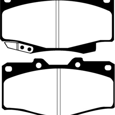 EBC 90-91 Toyota 4 Runner 2.4 Greenstuff Front Brake Pads