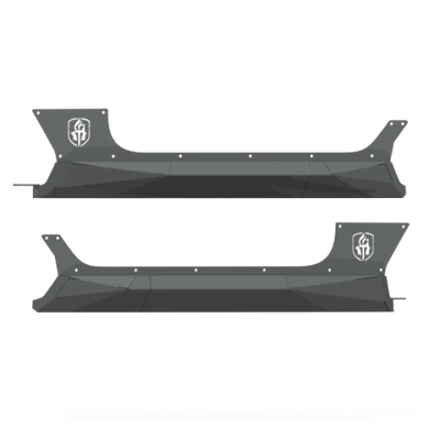 Road Armor 2018+ Jeep Wrangler JL 2-Door Stealth Rocker Guards - Tex Blk