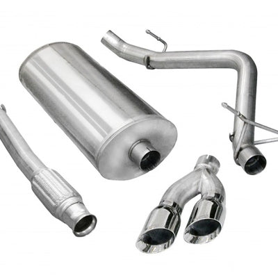 Corsa 2009-2013 Chevrolet Silverado Reg. Cab/Long Bed 1500 4.8L V8 Polished Sport Cat-Back Exhaust