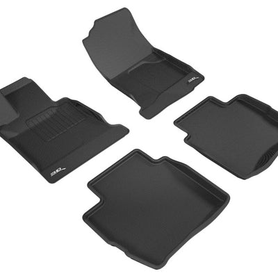 3D Maxpider 12-18 Maserati Granturismo Sport Kagu Floor Mat- Black R1 R2