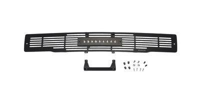 Putco 15-17 Ford F-150 - SS Black Bar Design w/10in Luminix Light Bar Bumper Grille Inserts