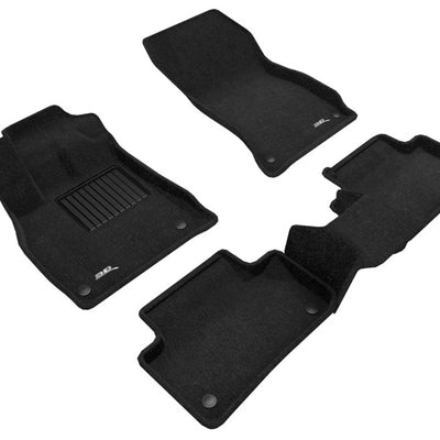 3D MAXpider 18-23 Audi Q5/SQ5 (FY/80A) / 21-23 Q5 PHEV Elegant Floor Liner R1 & R2 - Black