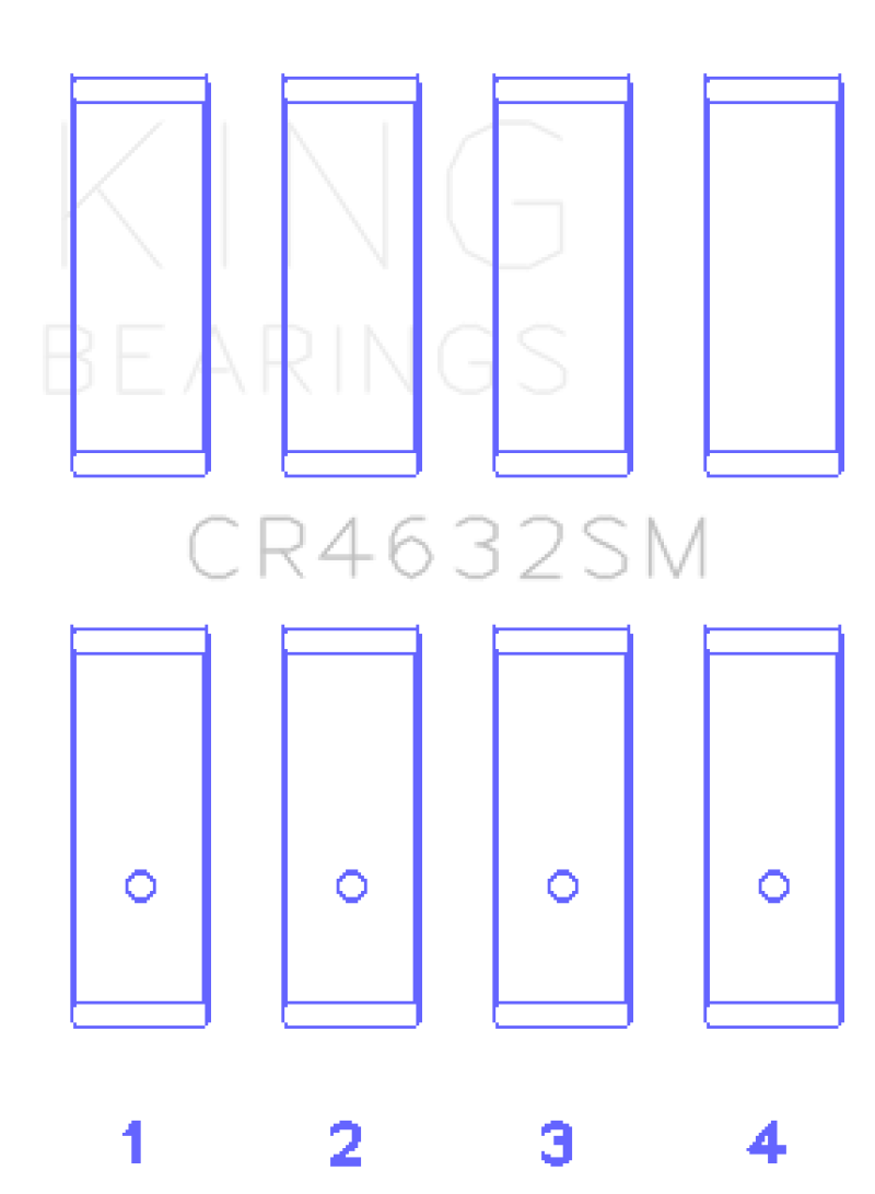 King Engine Bearings Nissan HR15/16DE (Size STD) Rod Bearing Set