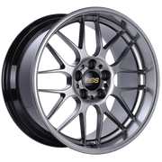 BBS RG-R 18x8.5 5x120 ET13 Diamond Black Wheel -82mm PFS/Clip Required