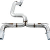 AWE Tuning Ford Focus RS Track Edition Cat-back Exhaust - Chrome Silver Tips