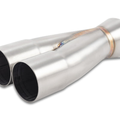 Vibrant 2-1 SS Merge Collector 1.875in Inlet I.D. x 2.50in Outlet O.D. 7.75in Overall Length