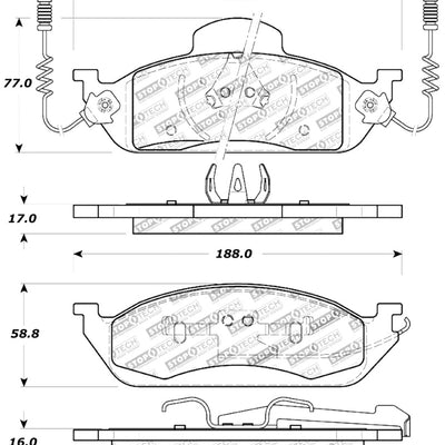 StopTech Performance Brake Pads