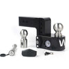 Weigh Safe 4in Drop Hitch w/Built-in Scale & 2.5in Shank (8K/18.5K GTWR) w/WS05 - Black Cerakote