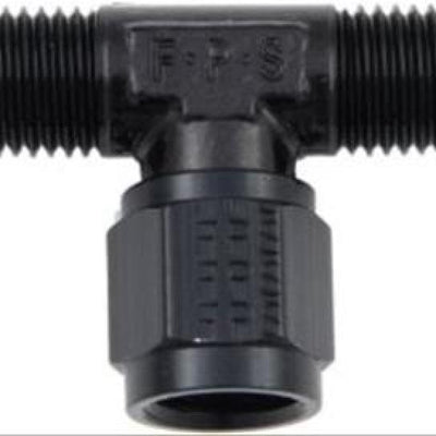 Fragola -6AN T Female Swivel On Side - Black