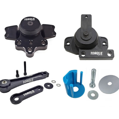 Torque Solution Engine Transmission & Pendulum Mount Kit w/ Race Insert VW Jetta Golf 2006-2008.5
