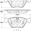 StopTech Performance 04-09 BMW X3 (E38) / 06-09 Z4 3.0Si (E86) / 00-07 330 Series Front Brake Pads