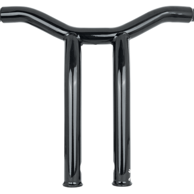 Burly Brand Dominator Raked 12in Black 1.25in O.D.