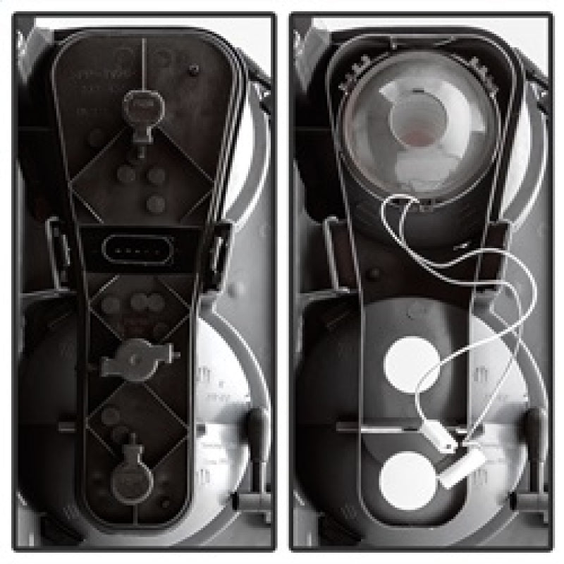 xTune Land Rover Range Rover 06-09 Euro Style Tail Lights Clear ALT-JH-LRRRS06-CL