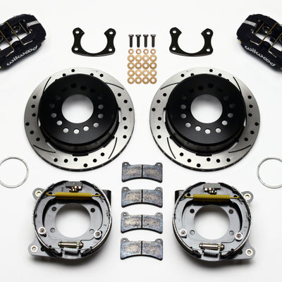 Wilwood Dynapro Low-Profile 11.00in P-Brake Kit Drilled New Big Ford 2.50in Off Front Mount