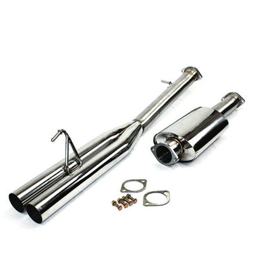 ISR Performance EP (Straight Pipes) Dual Tip Exhaust - Nissan 350Z