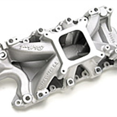 Edelbrock Intake Manifold Super Victor EFI Ford Windsor 8 2In Deck Block Polished Finish
