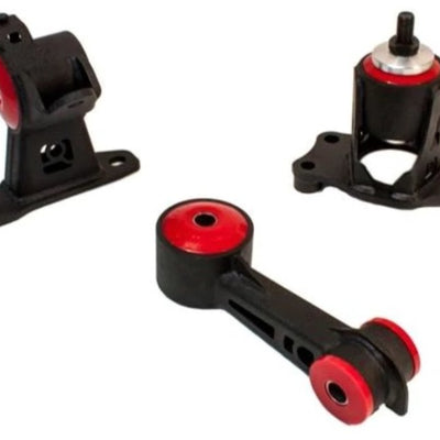 Innovative 11-15 Honda CR-Z L-Series Black Steel Mounts 75A Bushings