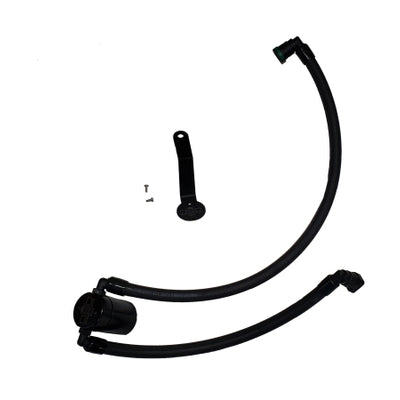 J&L 2024-2025 Ford Mustang 5.0L Oil Separator 3.0 PCV Side - Black Anodized