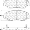 StopTech Street Touring 03-10 Honda Accord / 02-06 CR-V Front Brake Pads