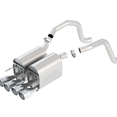 Borla 05-08 Corvette Coupe/Conv 6.0L/6.2L 8cyl AT/MT 6spd S-Type II SS Exhaust (rear section only)