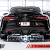 AWE 2020 Toyota Supra A90 Non-Resonated Touring Edition Exhaust - 5in Diamond Black Tips