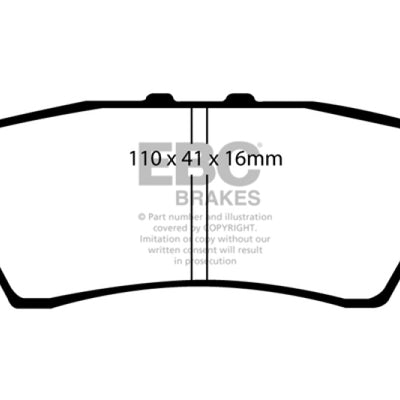 EBC 05-12 Nissan Pathfinder 4.0 Ultimax2 Rear Brake Pads