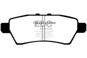 EBC 05-12 Nissan Pathfinder 4.0 Greenstuff Rear Brake Pads