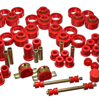 Energy Suspension 95-97 Chevy Tahoe / GMC Denali 4WD Red Hyper-flex Master Bushing Set