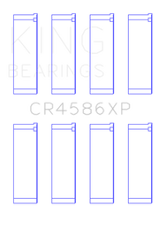 King Engine Bearings Mitsubishi 4B11T EVO X 2007+ (Size STD) Performance Rod Bearing Set