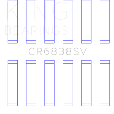 King Engine Bearings Land Rover 2.7L TDV6 Sputter Replacement Connecting Rod Bearing