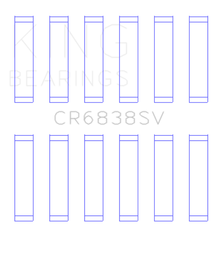 King Engine Bearings Land Rover 2.7L TDV6 Sputter Replacement Connecting Rod Bearing