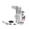 Weigh Safe 180 Hitch 8in Drop Hitch & 2.5in Shank (10K/18.5K GTWR) w/WS05 - Aluminum
