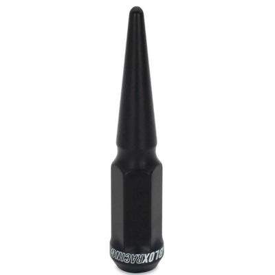 BLOX Racing Spike Forged Lug Nuts - Flat Black 14 x 1.50mm - Single