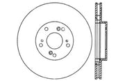 StopTech 06-08 Honda Civic Si Cross Drilled Left Front Rotor