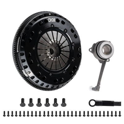DKM Clutch 2.0 VW/Audi A3 FSI 6 Bolt Motor MS Twin Disc Clutch w/Steel Flywheel (660 ft/lbs Torque)