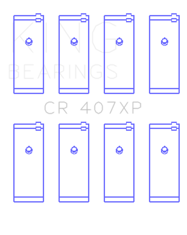 King Engine Bearings Nissan CA18DET (Size STD) Performance Rod Bearing Set