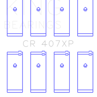 King Engine Bearings Nissan CA16DET/CA18DET/CA20ET (Size 0.5) Connecting Rod Bearings