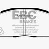 EBC 92-94 Acura Integra 1.7 Vtec Redstuff Front Brake Pads