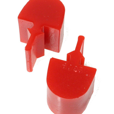 Energy Suspension GM Pull Thru Style Red Bump Stop Set
