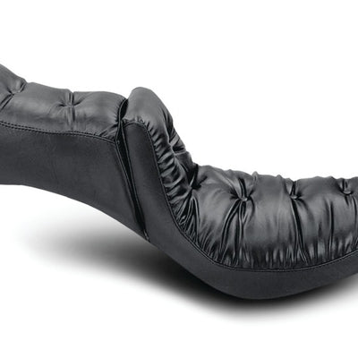 Mustang 58-84 Harley FX/FL Duke 1PC Seat Regal - Black