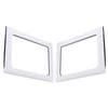 DEI 11-18 Jeep Wrangler JK 4-Door Boom Mat Rear Side Window Trim - 2 Piece - White