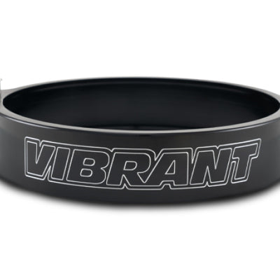 Vibrant 5in O.D. Aluminized HD 2.0 Clamp - Anodized Black (Clamp Only)