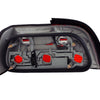 ANZO 1992-1998 BMW 3 Series E36 Coupe/Convertable Taillights Red/Clear