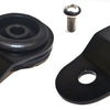 Torque Solution Radiator Mount Combo with Inserts (Black) : Mitsubishi Evolution 7/8/9
