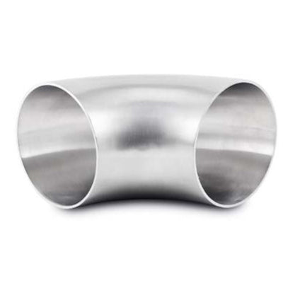 Vibrant 4.0in OD T304 SS 90 Deg Mandrel Bend Elbow (4.0in Centerline Radius)