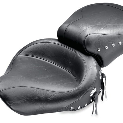 Mustang 91-05 Harley Dyna Wide Touring 1PC Seat - Black