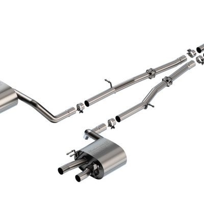 Borla 22-23 Kia Stinger 3.3L V6 Turbo 2.25in Pipe Dia Dual Split Rear Exit S-Type Cat-Back Exhaust