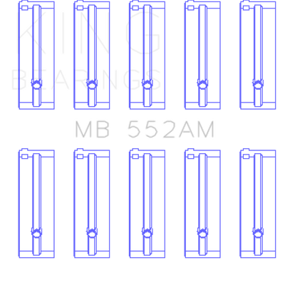 King Engine Bearings Toyota 3T/TG / 12T / 4TG Main Bearing Set